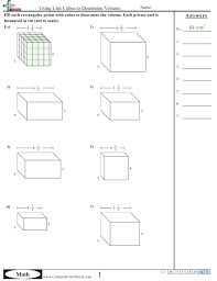 This math worksheet introduces students to geometry by having them find the surface area of rectangular prisms. Online Roullette Area And Volume Worksheets Grade 6