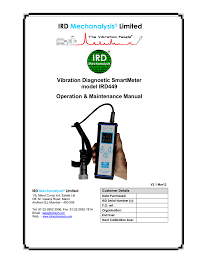 User Manual Ird Mechanalysis Limited Manualzz Com