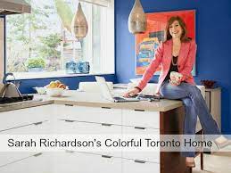 Sarah richardson is a designer and television personality of canadian nationality who has been known for being the host of the design series like room service, sarah's cottage, design inc. Sarah Richardson S Colorful House In Toronto