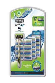 There's plenty to like (including unlike many razors that have a single precision blade on the back of the cartridge, the schick hydro 5 sense solves the problem in a different way. Schick Hydro 5 Sensitve Razors For Men With 1 Razor Handle And 17 Razor Blades Refills Schick Razor Razor Blades