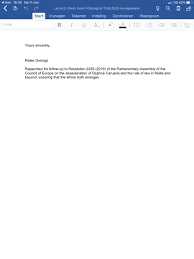 View theodore omtzigt (he/him)'s profile on linkedin, the world's largest professional community. Pieter Omtzigt On Twitter Letter To Ag Dr Grech On The Disturbing Recent Development In The Case Of The Assassination Of Daphne Caruana Galizia The Resignation Of Charles Mercierca From The Office