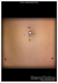 Top Bottom Navel Piercing With Side Navel Dermal Anchors And 2 Hip Dermal Anchors Navel Piercing Body Piercings Dermal Anchor