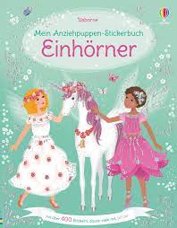 Die druckvorlage für eine anziehpuppe gibt's hier auf dem blog völlig kostenlos zum herunterladen. Mein Anziehpuppen Stickerbuch Einhorner Watt Fiona 9781789411966 Amazon Com Books