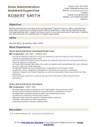 This assistant manager job description sample can assist you in creating a job application that will attract the best candidates for this role. Sales Administrative Assistant Resume Samples Qwikresume