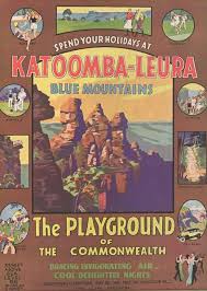 Katoomba Leura In The Blue Mountains Posters Australia Vintage Travel Posters Australian Vintage