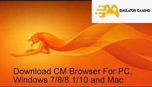 Now it is open to download in your pc using android emulators. Cm Browser Apk Download For Android Pc Windows 7 8 8 1 10 And Mac Emulator Gaming