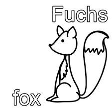 Malvorlage fuchs einfach die besten ideen f 252 r malvorlagen fuchs beste wohnkultur. Kostenlose Malvorlage Englisch Lernen Fuchs Fox Zum Ausmalen