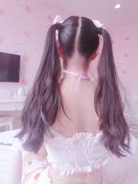 发什么你们都说看过了 双马尾少女赛高酱微博 微博阅读 long hair ponytail long dark hair pigtail hairstyles