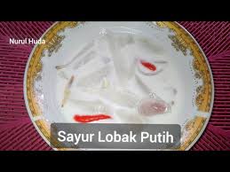Semua varietas lobak( putih, hitam, merah muda, hijau) sangat berguna.lobak putih atau lobak salad lobak yang direbus magyar.dalam goreng minyak sayur iris lobak strip, menambahkan kecap. 107 Sayur Lobak Putih Senang Sangat Lauk Kampung Youtube