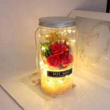 Usually ships within 6 to 10 days. Buy Soap Rose Led Soap Flower Glass Bottles With Hanging Rope Wedding Artificial Flower Valentines Day Mothers Day Christmas Gift At Affordable Prices Price 5 Usd Free Shipping Real Reviews With