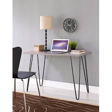 Mainstays Retro Computer Desk Distressed Gray Oak Walmart Com Altra Furniture Furniture Retro Style Desk
