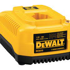 The dewalt dw9116 battery features the dewalt 18 volt system of battery packs inch blade cuts 2 by materials such as 2 by 4s at 45 degrees in a single pass left side blade. 7 2v 18v Nicd Nimh Li Ion Fast Charger Dc9310 Dewalt