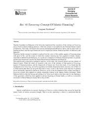 Malaysia's national fatwa council said it goes further than that and that elements of the indian religion are inherent in yoga. Bai Al Tawarruq Concept Of Islamic Financing
