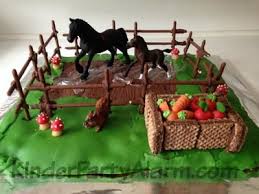 Pferdekoppel Kuchen Kuchen Kindergeburtstag Pferd Kindergeburtstag Pferde Pferdekuchen