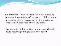 Image result for Spinal Shock