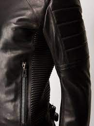Shop Juun J Quilted Shoulder Jacket Leather Jacket Men Designer Leather Jackets Leather Jackets Online
