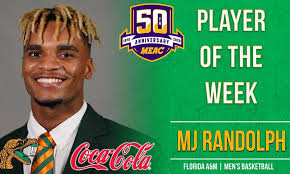 MEAC Announces Weekly Men's Basketball Honors, presented by Coca-Cola