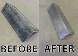 How To Clean New Steel Without Sandblasting Welding Projects Welding Metal Working