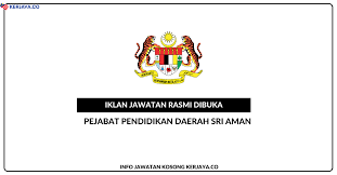 Ia terletak 65km dari bandar sri aman, 139km dari bandaraya kuching dan 80km dari serian. Jawatan Kosong Terkini Pejabat Pendidikan Daerah Sri Aman Kerja Kosong Kerajaan Swasta