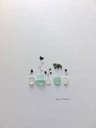 Image Result For Pebble Art Fairies Beach Glass Crafts Beach Glass Art Pebble Art