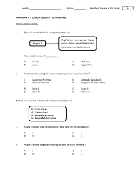 Sejarah tahun 5 latihan sejarah tahun 5. Doc Soalan Sejarah Tahun 5 Pat 20161 Mem Mm Academia Edu