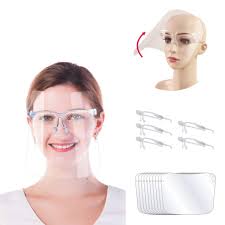 Face shield medical dental visor shield safey protective facemask shield/glasses. 10 Shields And 5 Glasses Adjustable Anti Fog Reusable Face Shield With Glasses Frame Set For Men And Women To Protect Eyes And Face Amazon Com