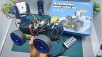 ‫🤖 اصنع روبوتك الذكي بنفسك! سيارة Arduino تتحكم فيها عن بُعد بالكاميرا 🚗📷‬‎