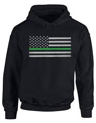 There is no green line on the american flag. Thin Blue Line Usa Thin Green Line Flag Hoodie Large Stars Stripes The Flag Store