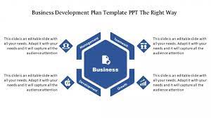 Explore business development openings in your desired locations now! Business Development Plan Template Ppt Hexagonal Model