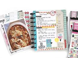 Bread Pudding In The Happy Planner Recipe Organizer Me My Big Ideas Happy Planner The Happy Planner Planner