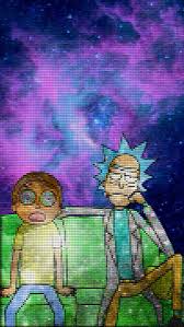 Trippy Pixel Rick And Morty Phone Background Imgur