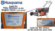 Find Your Husqvarna Model Number | Power Mower Sales
