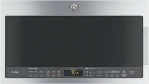 Check spelling or type a new query. Ge Pvm9005sjss 2 1 Cu Ft Over The Range Microwave Oven With Chef Connect 1050 Watts 10 Power Levels Three Speed 400 Cfm Venting System And Sensor Cooking Controls Stainless Steel