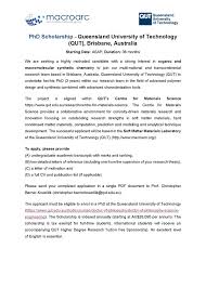 Maybe you would like to learn more about one of these? Macroarc On Twitter Join Us Qutscieng We Have A Phd Scholarship Organic Macromolecular Synthesis For 3 Yrs To Be Filled Asap If You Are Interested And Want To Learn More About The Project