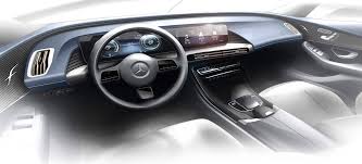 Mercedes Benz Eqc 2020 Cardesign Designsketch Car Interior Sketch Car Interior Interior Sketch