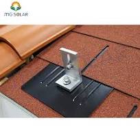 MG Flashing Mount L Foot Kit Solar Panel Installed on the Tile Roof  Waterproof Hook Roof Mount