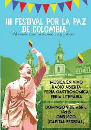 El ministerio de salud dio su reporte de cifras de coronavirus correspondiente a este 17 de abril en colombia. 9 De Abril En Buenos Aires Festival Por La Paz De Colombia Home Facebook