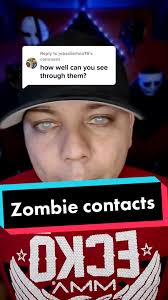 Full Blind Zombie Contact Lenses