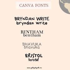 Every font is free to download! The Best Free Fonts In Canva According To Bloggers Gabbyabigaill