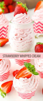 The whipped cream filling doesn't require any cooking—no custard here—while some slices of banana and toasted almond add texture and flavor. Homemade Strawberry Whipped Cream Recipe Made 2 Ways