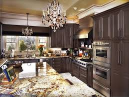 This guide will help you find the right hue to pair with oak cabinets. Two Tone Kitchen Cabinets Ideas Concept With Modern Door Design And Painted With Combining C Dark Brown Kitchen Cabinets Brown Kitchen Cabinets Brown Kitchens