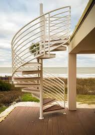 Shorter than the other treads. Outdoor Spiral Staircase Designs To Complement The House Exterior
