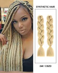 Take a few braids at a time. 24 X Pression Braiding Hair Crochet Jumbo Box Braids Synthetic Hair Extensions Xmky Jumbo 5 29 99