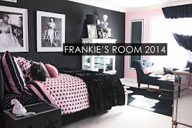Black And Pink Room Decor Ideas Wake Up Frankie Frankie S Room Tour 2014 Frenchie Left Bank Pink Black Room Light Pink Bedrooms Blue Bedroom