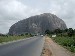 About 950 m above sealevel towers this giant unique rock. Zuma Rock Secret World