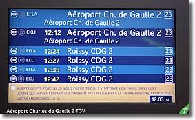 Regional express network), a hybrid suburban commuter/rapid transit system serving paris, france and its suburbs. Rer B Train Charles De Gaulle Airport And Paris