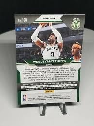 2021 Panini Prizm WESLEY MATTHEWS Silver Prizm #168 Bucks