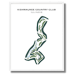 Buy the best printed golf course Kishwaukee Country Club, Illinois ...