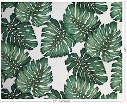 One Metre Of Monstera Leaf 100 Cotton Twill Tropical Leaf Hawaiian Beach Coastal Fabric Free Shipping Australia Tropical Monstera Leaf Green Leaf Background