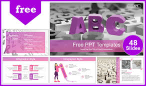 Plus lesson ideas and activities to use in your classroom. Abc Alphabet Blocks Powerpoint Templates For Free